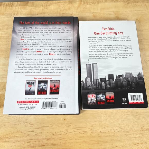 Allies & Ground Zero by Alan Gratz 2019, 2021 - Picture 6 of 8